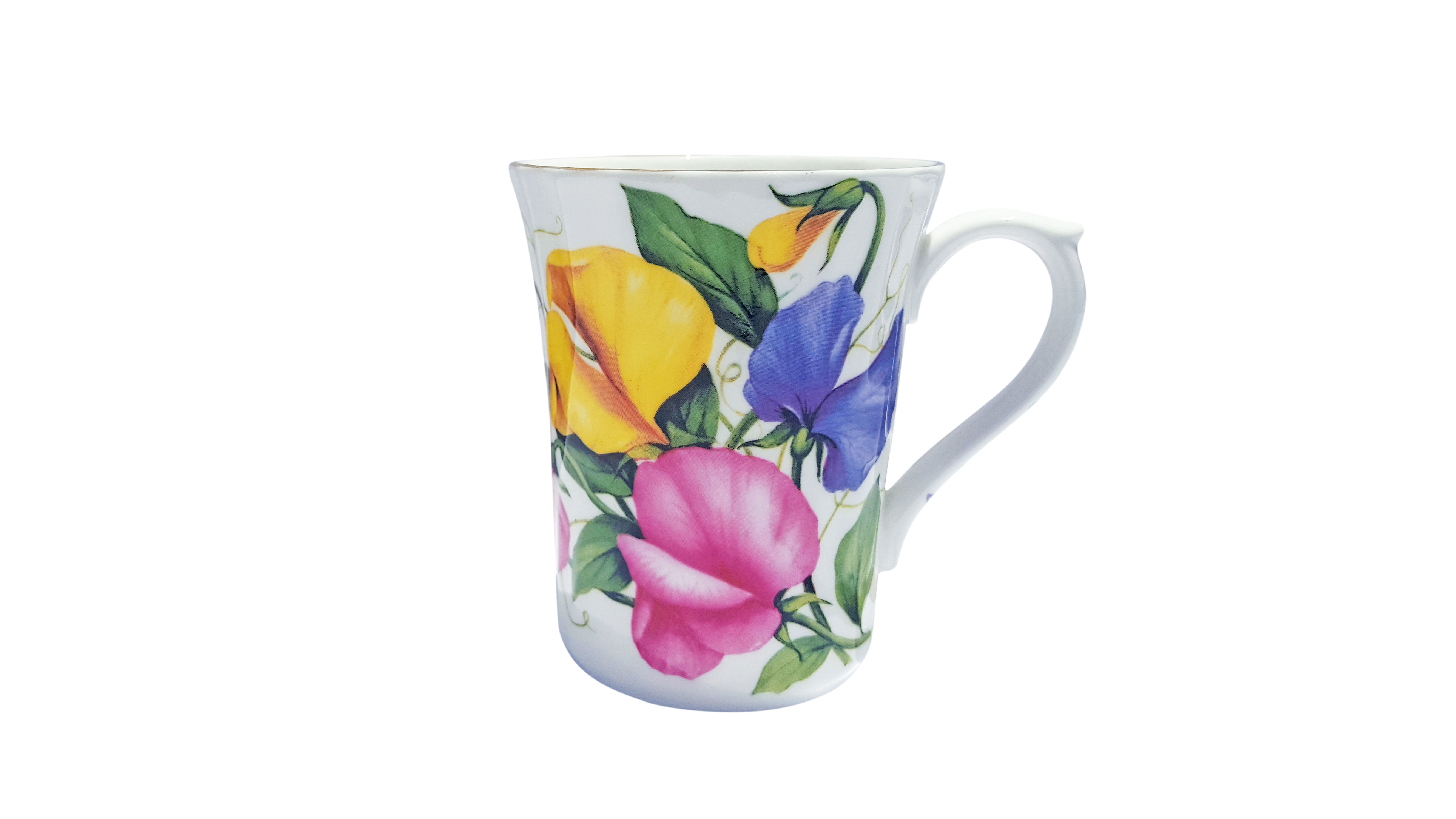 Sweet Pea Chintz Swirl Mug